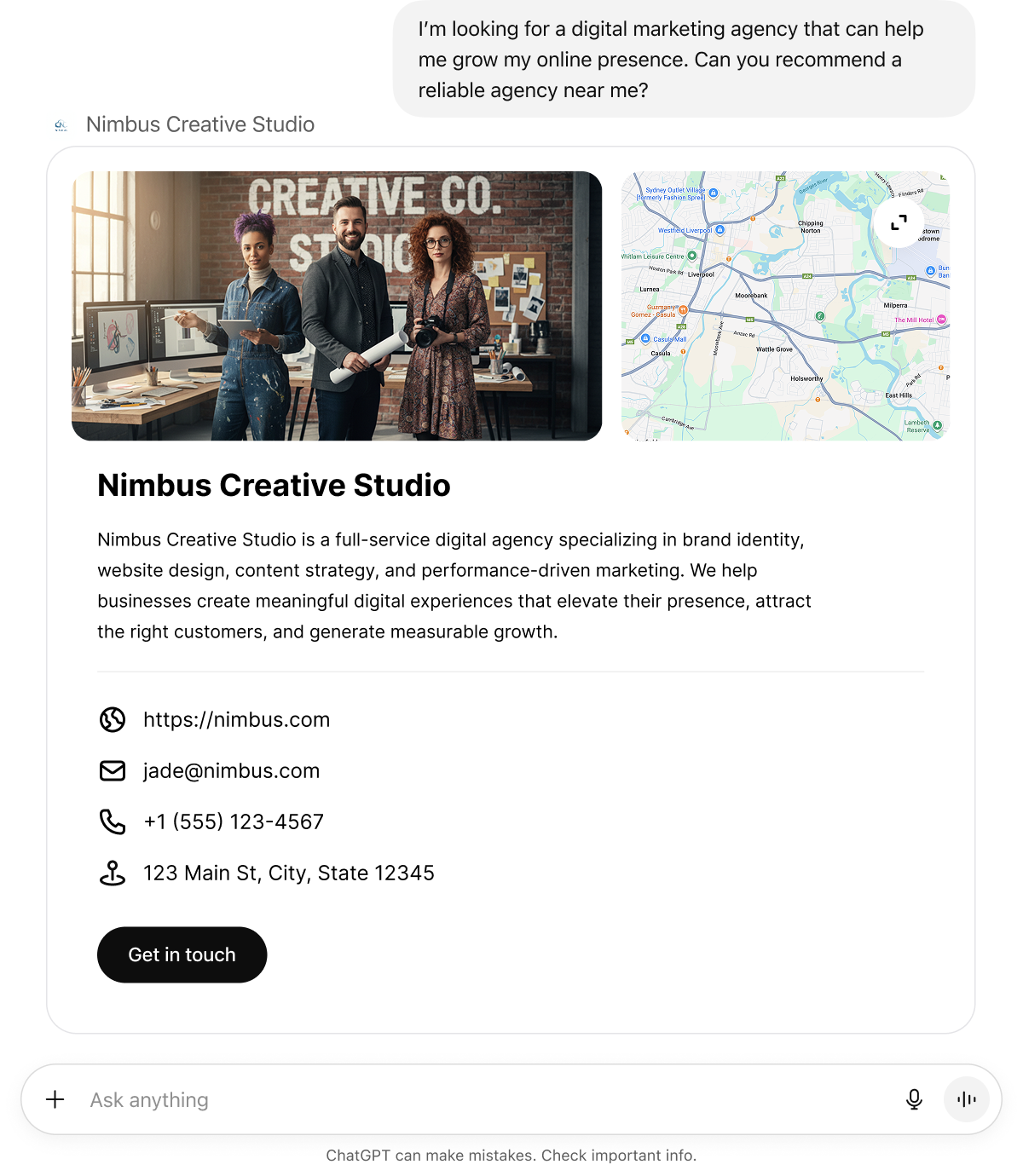 Your business app inside ChatGPT